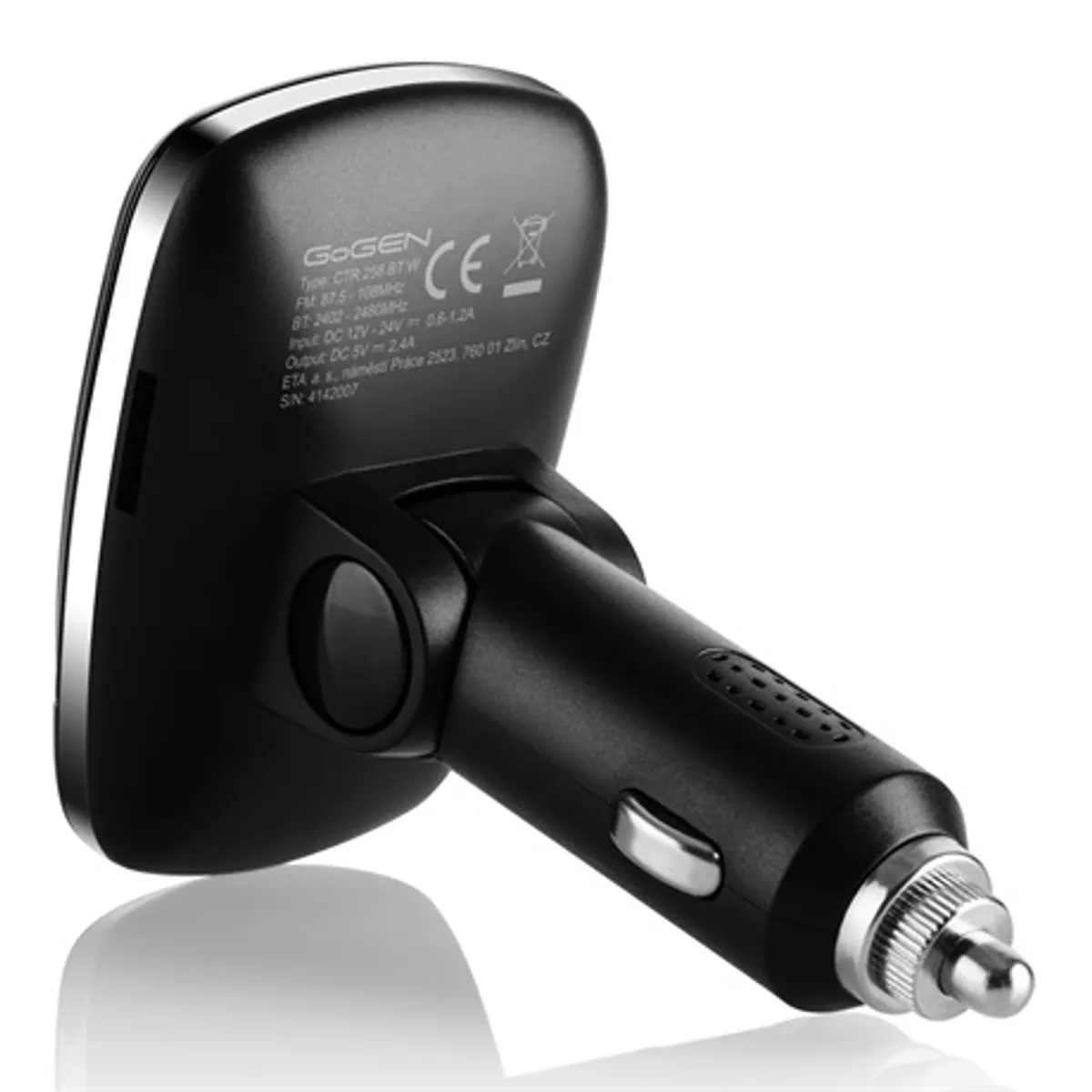 Gogen CTR258BTW FM transzmitter Bluetooth 5.0 USB bemenet max 32 GB Micro SD max 32 GB 12-24 V #3