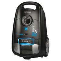 Sencor SVC7500BK porzsákos porszívó HEPA H13 750 W 3,5 l 75 dB