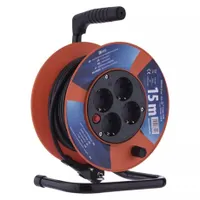 Emos P19515 Kábeldob 15 m 4 aljzatok fekete PVC IP20 230 V 1 mm2 #1