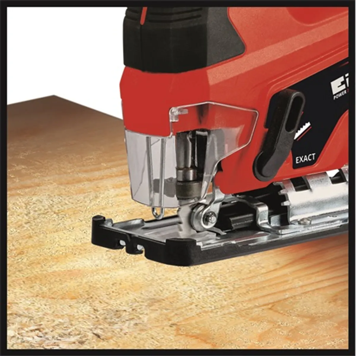 Einhell TC-JS 18 LI 1X2,5 AH Dekopírfűrész Power X-Change 18V Li-Ion porelszívás 70mm fa vágás 45 fok #3