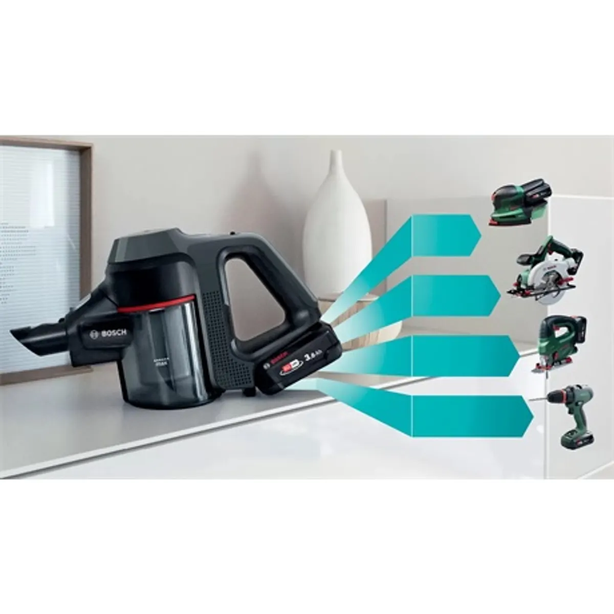 Bosch BBS712A unlimited 7 akkumulátoros porszívó 2x18v 3ah liion allfloor dynamicpower brush led 2in1 kárpitszívó és bútorkefe #9