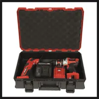 Einhell E-CASE S-F rendszerkoffer két lehajtható fogantyúval lelakatolható fröccsenő víz elleni védelemmel polipropilén max 25 kg terhelés #4