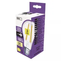 Emos Z74270 Filament LED E27 izzó 8W meleg fehér 2700 K 360 fok 170 lm CRI Ra80 helyettesítő 75 W energiaosztaly A élettartam 25000 h #3