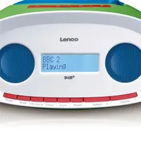 Lenco SCD-70 hordozható cd-s rádiómagnó dab rádióval usb lejátszás mp3 wma támogatás lcd kijelző 2 hangszóró 2 w rms #4
