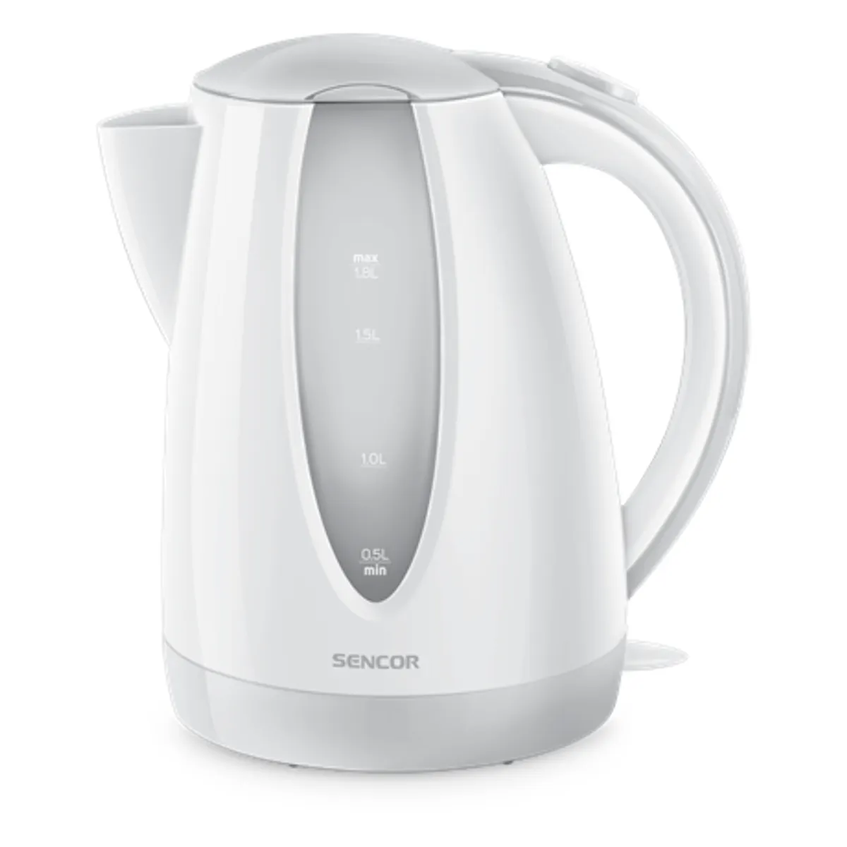 Sencor SWK1810WH Vízforraló 1,8 L 2000 W 360 fokos talp kivehető szűrő kábeltároló #1