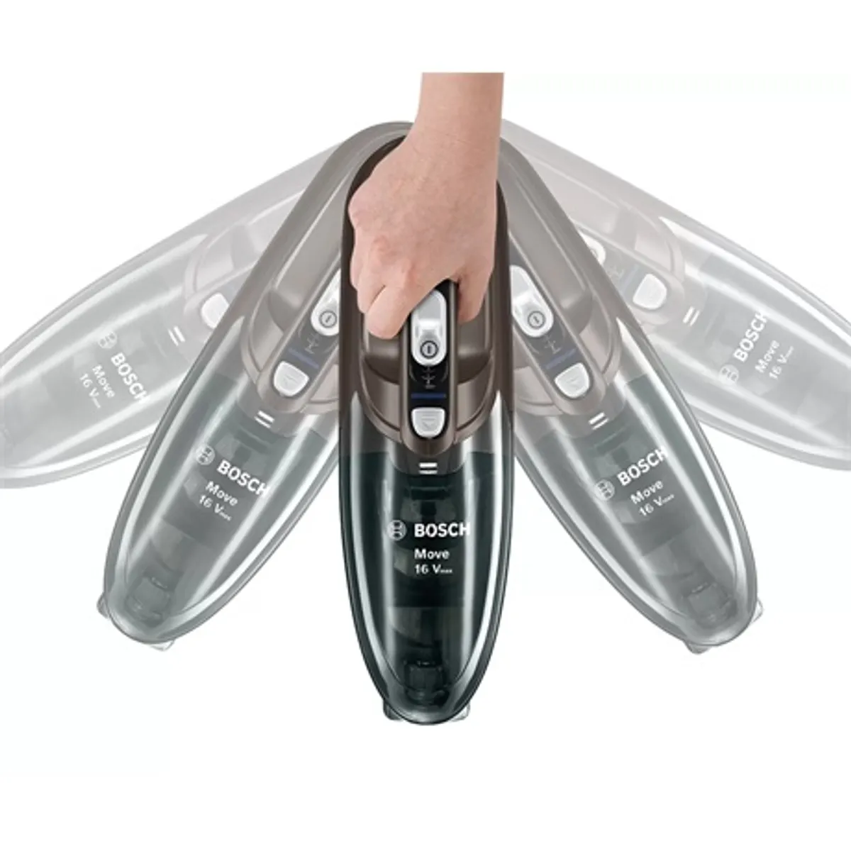 Bosch BHN16L morzsaporszívó grafitszürke 14,4 V Li-ion 2 fokozat 0,3 l 40 perc üzemidő #8