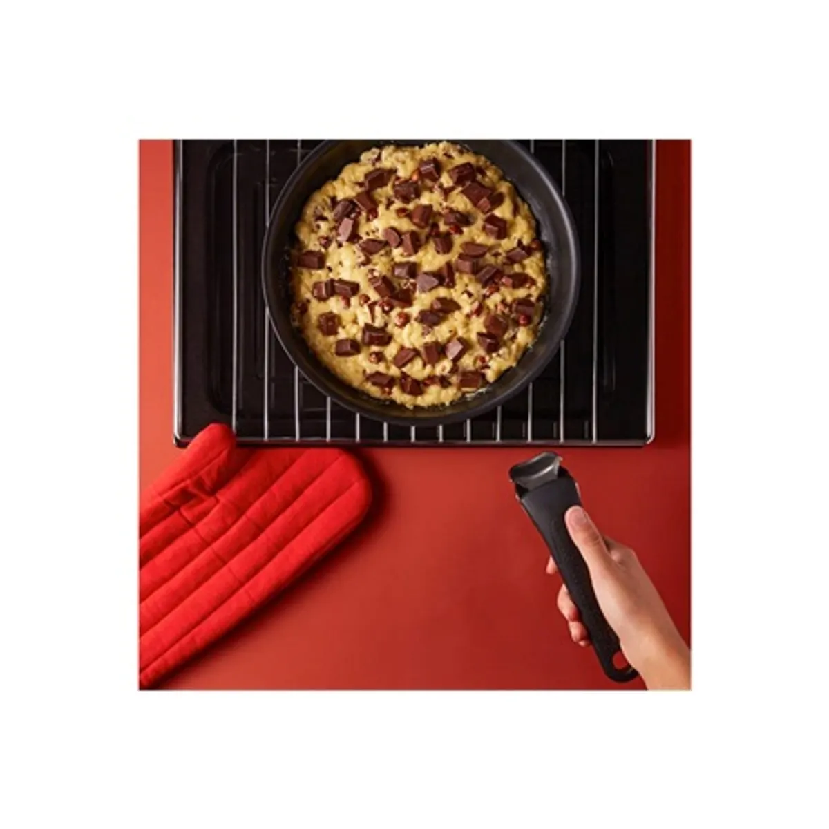 Tefal L7630532 Ingenio Unlimited 26 cm serpenyő, levehető fogantyú, indukciós kompatibilis, 2,25 l, TITANIUM 6X bevonat #4