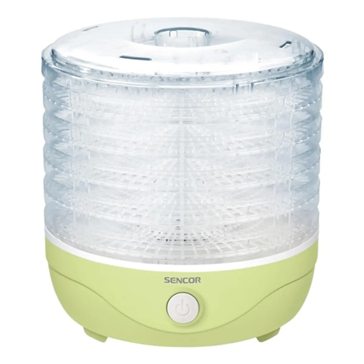 Sencor SFD 757GG Aszaló 5 szárító tálca, 23 cm, 250 W, beépített ventilátor, átlátszó borítás #1