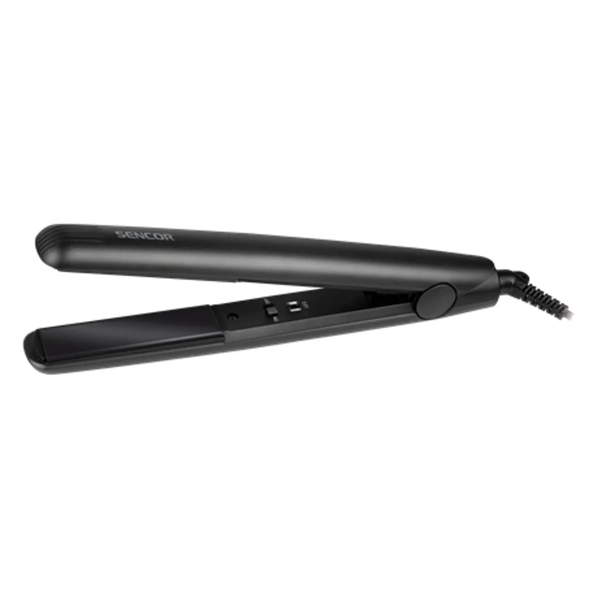 Sencor SHI110BK hajvasaló 40W 200 C kerámia-turmalin PTC technológia lebegő felület 360 fokos forgó kábel 90x24 mm #1