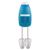 Sencor SHM 5407TQ Kézi mixer 200 W 5 fokozat Turbo rozsdamentes acél habverő és dagasztókar fehér kék #4