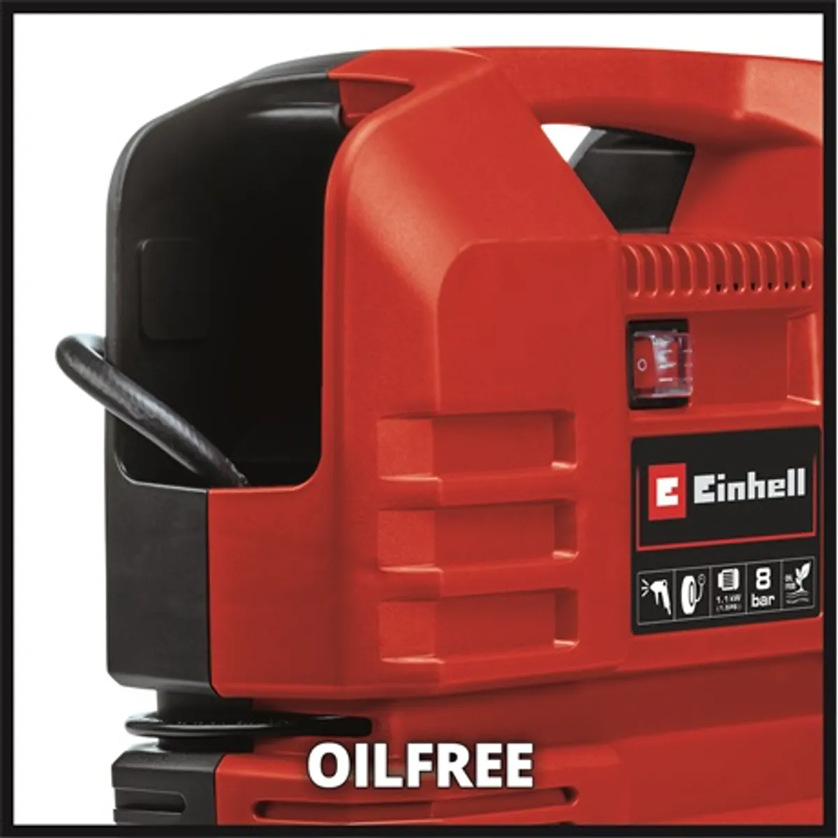 Einhell TC-AC 190 OF SET Kompreszor olajmentes 8 bar beépített tárolóval tartozékokkal #3