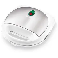 Sencor SSM4310WH szendvicssütő 4 háromszög alakú sütőlap automatikus hőfok-szabályzás tapadásmentes felület fehér-szürke 700 W #1