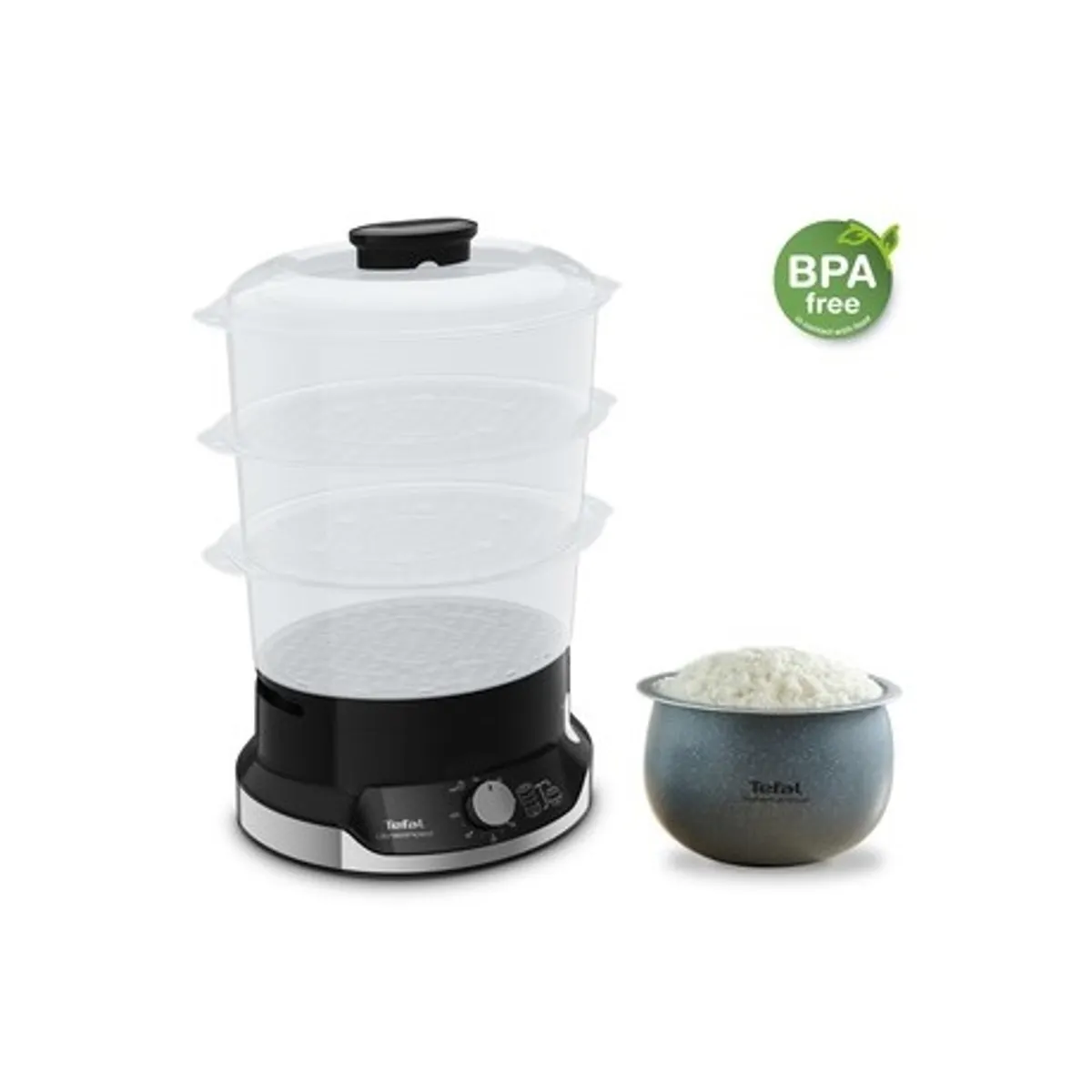Tefal VC204810 Ultracompact ételpároló 3 kosár 9 L 800 W #5
