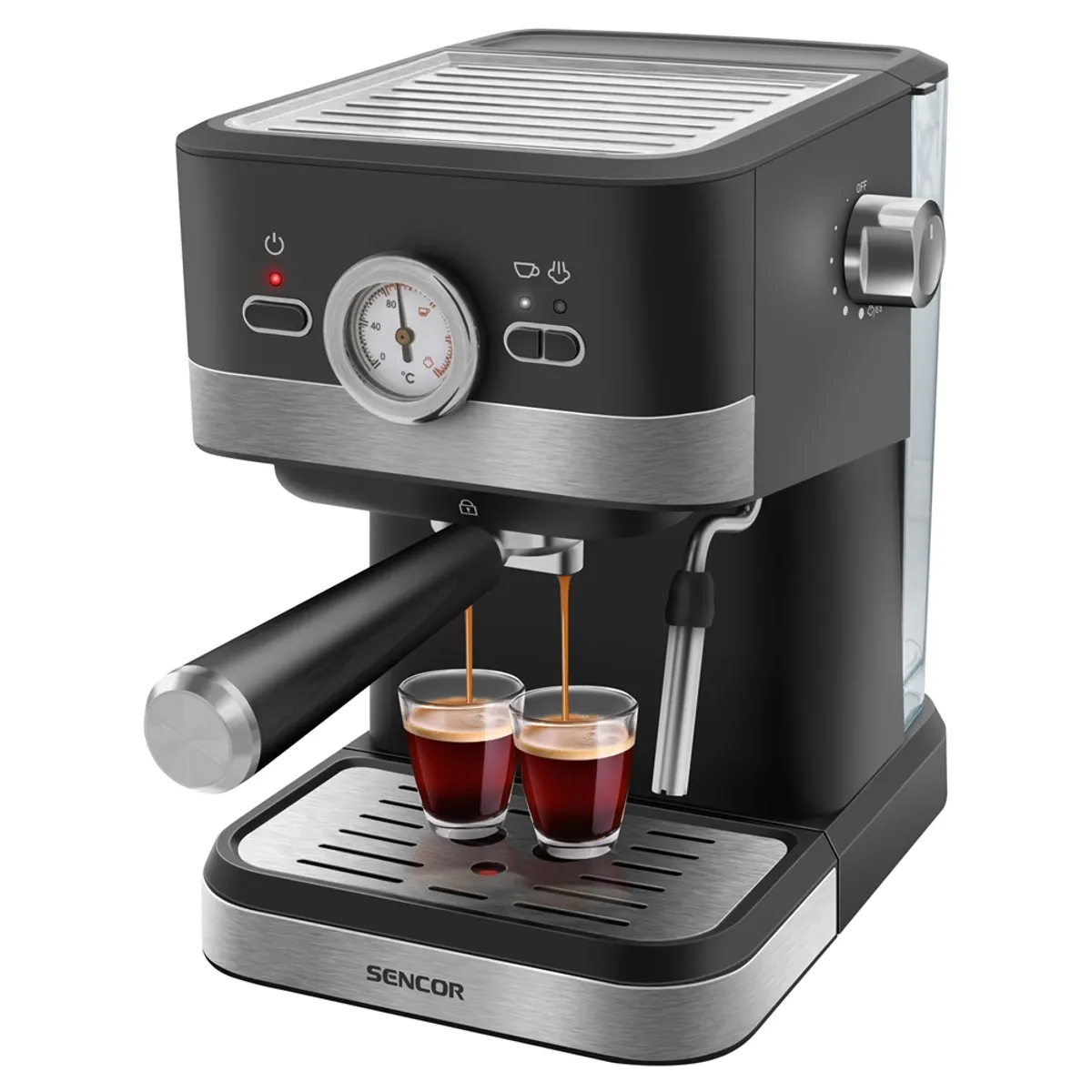 Sencor SES 1721BK Eszpresszó karos kávéfőző 20 bar 1,5 L 1050 W #1