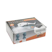 Handy 10792 fejpántos nagyító LED világítással 1.2x 1.5x 2x 2.5x 3.5x lencse szett, állítható fejpánt 250-450 mm, 2 LED, 15 lm, DC 4,5V 3x AAA elem #8