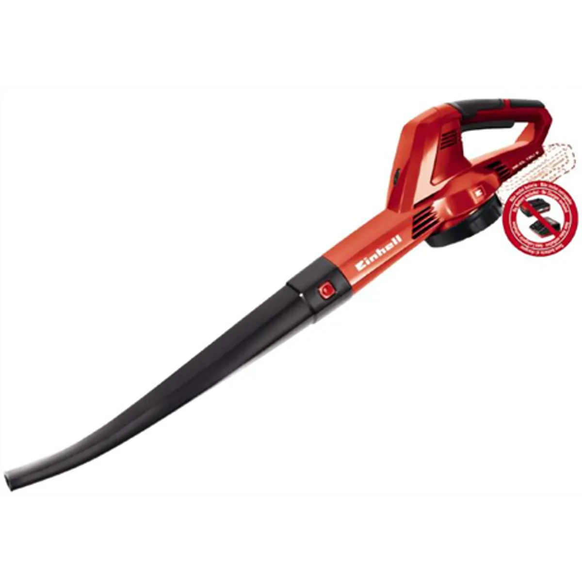 Einhell GE-CL 18 LI E SOLO lombfúvó 18V Softgrip kisméretű akkumulátor nélkül #1