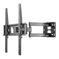 Stell SHO 4600 fali konzol kihúzható 32-55" teherbírás 35 kg dőlés 18 fok elfordítás 90 fok VESA 75x75-400x400 falhoz távolság 10,5-42,9 cm fekete #2