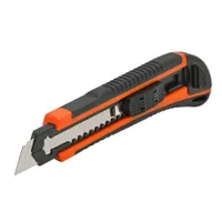 Handy 10811C Univerzális kés 18 mm penge behúzható és kitolható automatikus utántöltés 3 db penge ütésálló váz csúszóház markolat #2