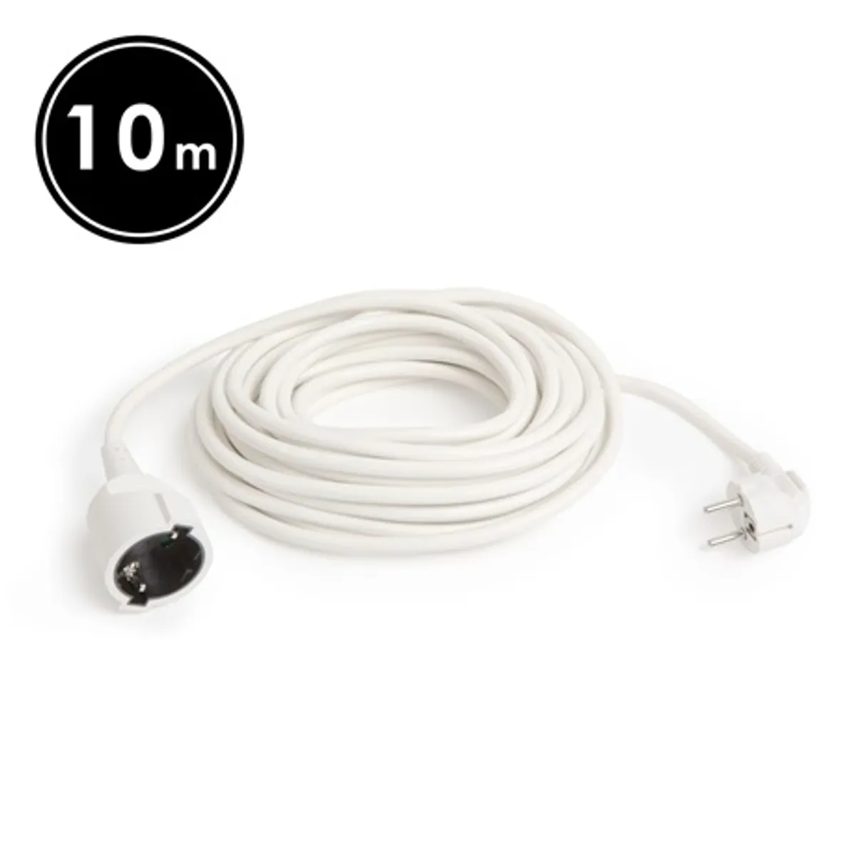 Delight 20504WH lengő hosszabbító fehér 10 m 3 x 1,5 mm2 250V IP20 #1