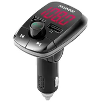 Hyundai FMT380BTCHARGE FM adó LED kijelző Bluetooth 5.0 87,5-108 MHz USB 32 GB Micro SD 32 GB MP3 WMA WAV APE 12-24 V 5 V max 2,4 A