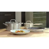 Tefal E492SA26 Virtuoso edénykészlet 10 részes rozsdamentes acél indukciós sütőben 250C-ig #2