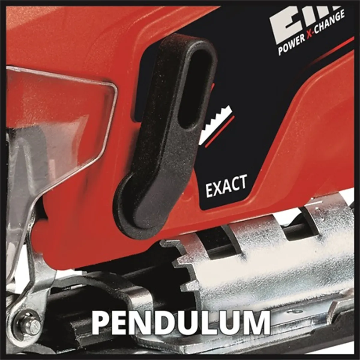 Einhell TC-JS 18 LI - SOLO dekopírfűrész akkumulátoros Power X-Change, lengő előtolás állítható, fúvó funkció, gyorsszerszám-csere #5