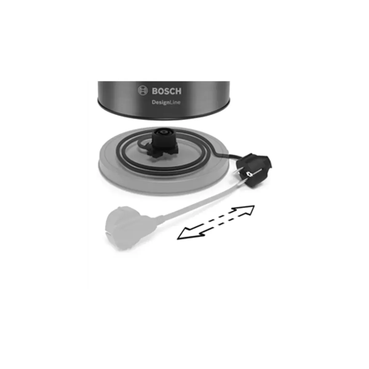 Bosch TWK5P475 DesignLine 1,7 l 2400 W antracit metál #7