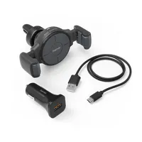 Hama 187241 FC-10 FLEX univerzális autós telefontartó és vezeték nélküli töltő #1