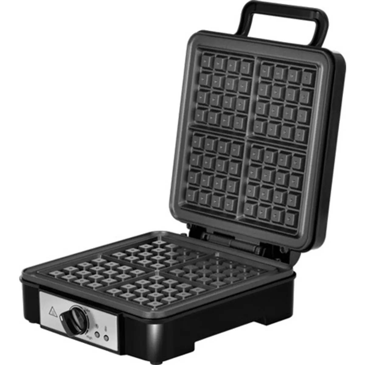 MPM MGO-36M gofrisütő dupla XL 1200W fekete ház tapadásmentes sütőfelület automatikus hőmérséklet szabályzó 4 gofri egy időben #2