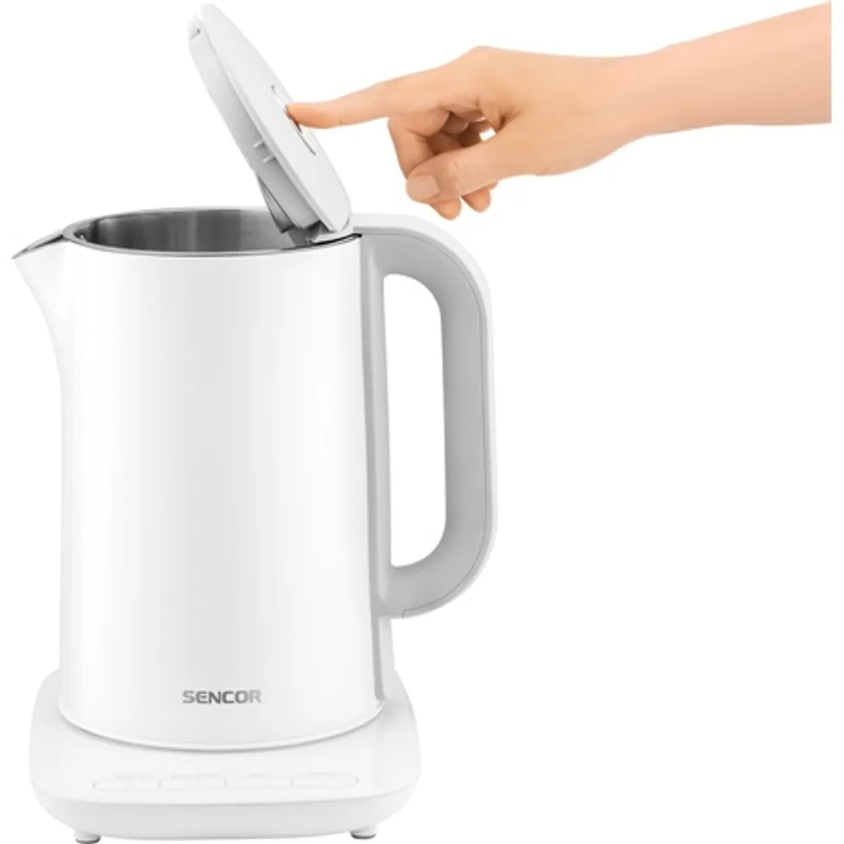 Sencor SWK1591WH vízforraló 1,5 l 2150 W 40-100 C szabályozó 360 fokos talp #3
