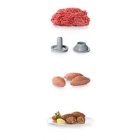 Bosch MFW66020 ProPower húsdaráló 600 W hátramenet kolbásztöltő kebabkészítő lyuktárcsák beépített tároló #6