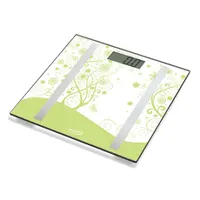 Hauser DPS407G Személymérleg 2-150 kg 0,1 kg 10 személy memória testzsír víz izom csont arány automatikus be- és kikapcsolás