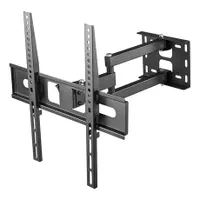 Stell SHO 4600 fali konzol kihúzható 32-55" teherbírás 35 kg dőlés 18 fok elfordítás 90 fok VESA 75x75-400x400 falhoz távolság 10,5-42,9 cm fekete #3