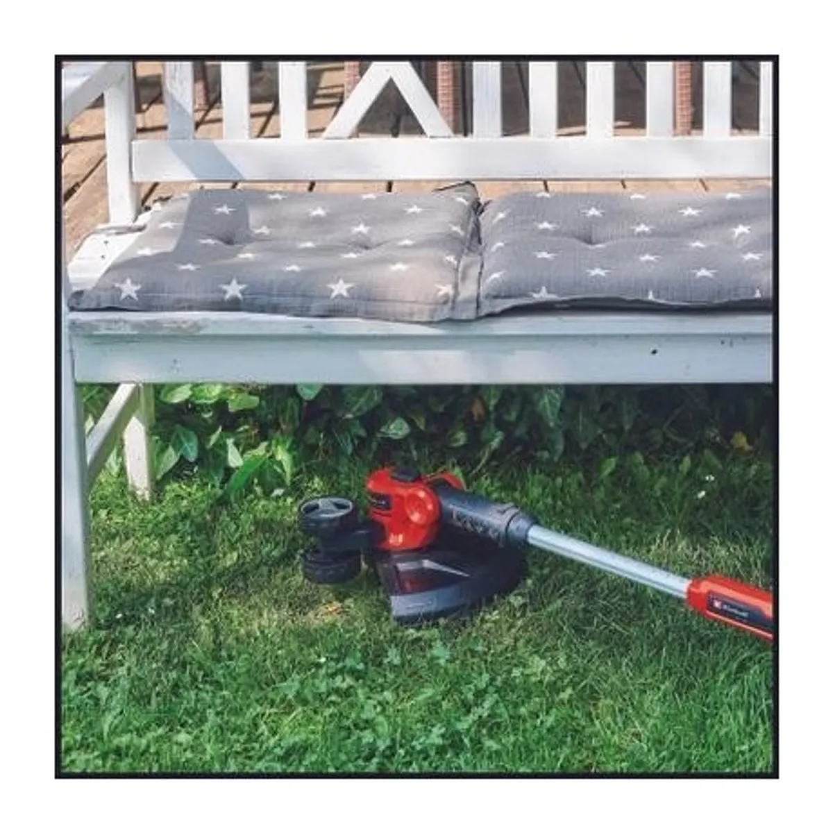 Einhell GE-CT 18/30 LI - SOLO Akkus fűszegélynyíró 18V, 90 fokos fej, Softgrip, tipp-automatika, 300 mm vágás #4