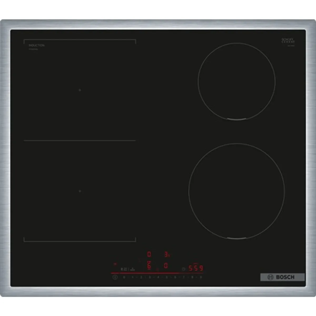 Bosch PVS645HB1E Beépíthető indukciós panel DirectSelect CombiZone PowerBoost Quick Start Home Connect 60 cm 4 zónás #1