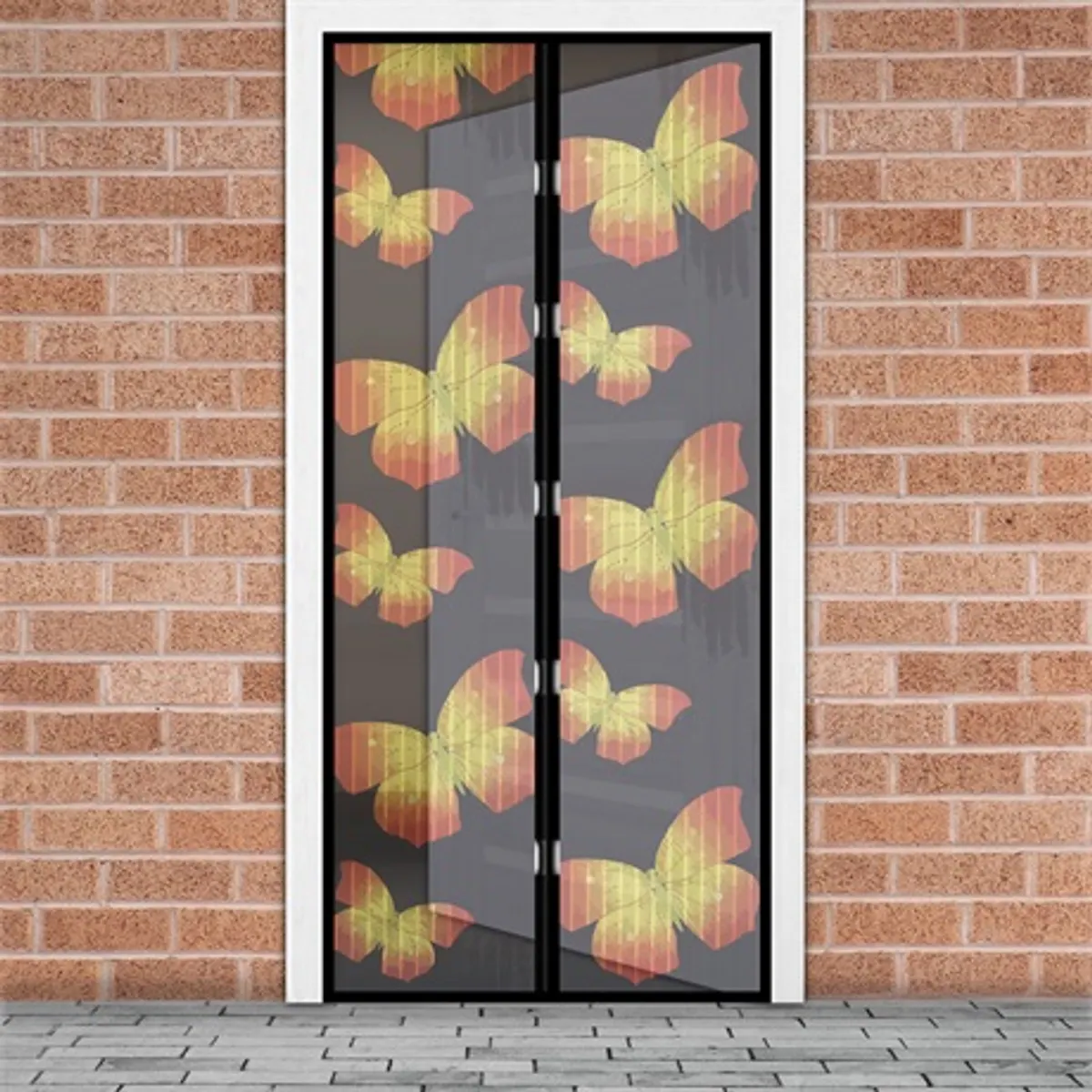 Garden of Eden 11398C 100 x 210 cm pillangós szúnyogháló függöny ajtóra #1