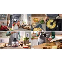 Bosch MSM6M633 ErgoMaster Serie6 botmixer egykezes 1000 W fém szár nemesacél fej passzírozó habverő mérőkehely #10