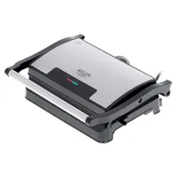 Adler AD3052 elektromos grill 1200W állítható és fixált sütőlapok tapadásmentes bevonat hőálló markolat csúszásmentes talp #7