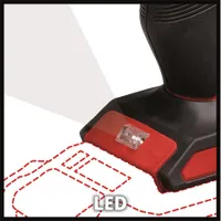 Einhell TE-SG 18-10 LI - SOLO akkus kinyomópisztoly 6 fokozat 2000 N 310 ml LED #5