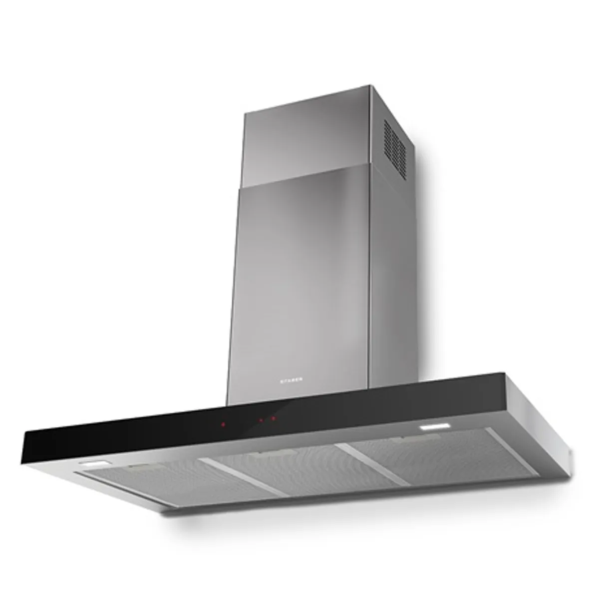 Faber STILO GLASS SMART X-V A90 Páraelszívó 900mm B érintésvezérlés LED fém kazettás szűrő 150-120 mm 3 és intenzív kivezetéses és keringetéses #1
