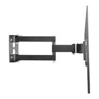 Stell SHO 4600 fali konzol kihúzható 32-55" teherbírás 35 kg dőlés 18 fok elfordítás 90 fok VESA 75x75-400x400 falhoz távolság 10,5-42,9 cm fekete #4