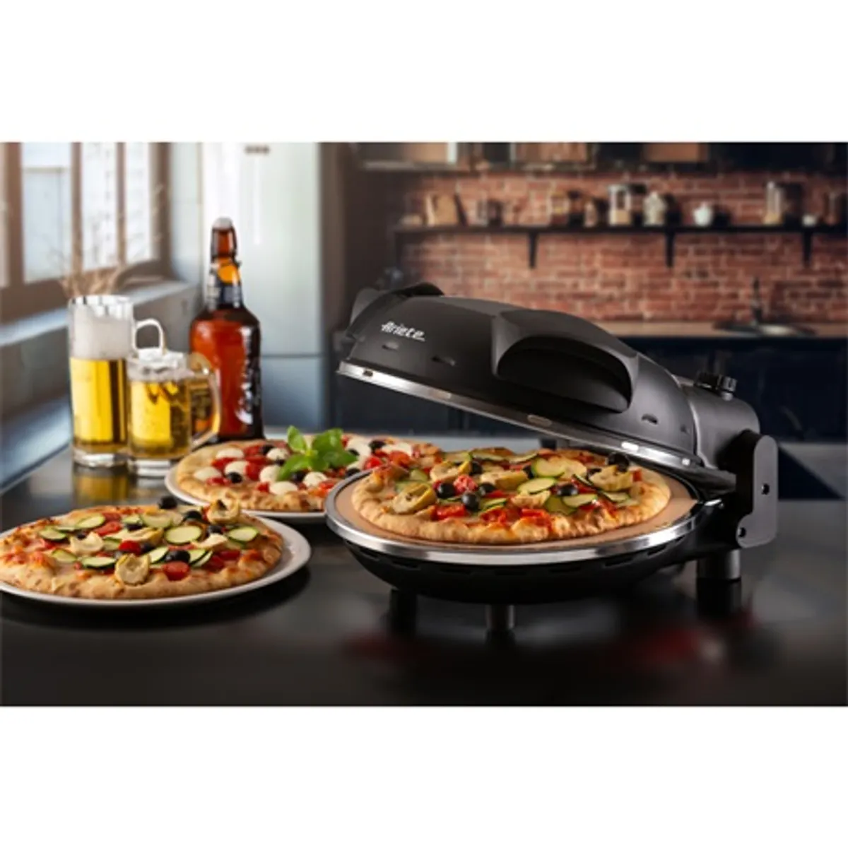 Ariete 917.BK Da Gennaro pizzakemence 33 cm sütőlap 1200 W 400C 30 perc 5 fokozat #6