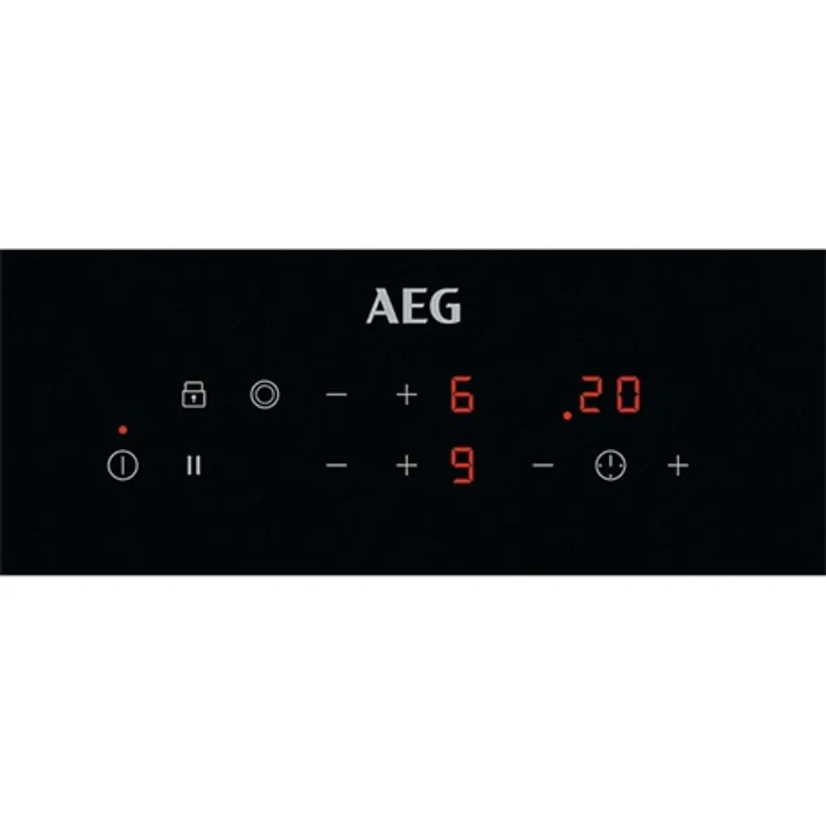 Aeg HRB32310CB Dominó üvegkerámia érintővezérlés elöl középen 3 lépés maradékhő kijelzés fekete 290x520mm #3