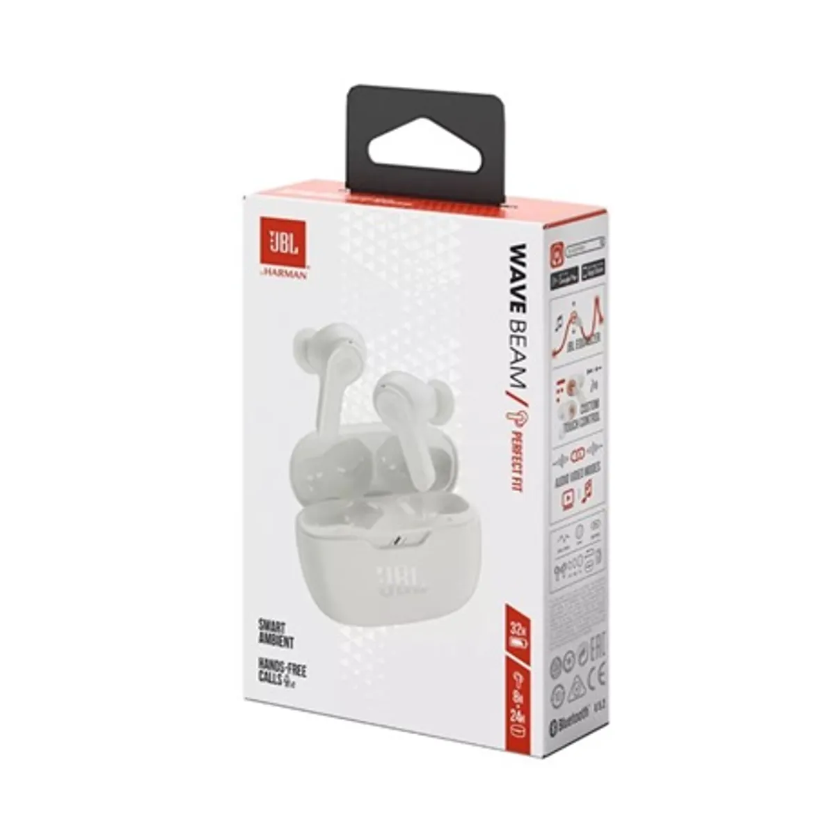 Jbl WAVE BEAM FEHÉR Fülhallgató TWS Bluetooth 5.2 víz- és porálló #9