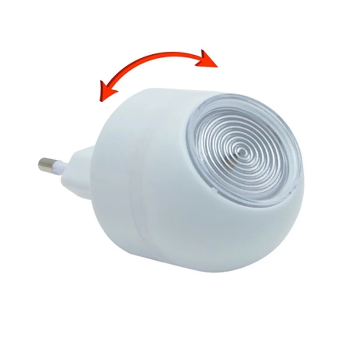 Phenom 20272 led éjszakai fény forgatható fej fényérzékelő beltéri hideg fehér #4