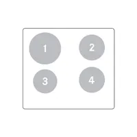 Midea MIH 653A Főzőlap indukciós beépíthető érintésvezérlés 60 cm 4 zóna Boost maradékhő gyerekzár automata biztonsági kapcsoló #3