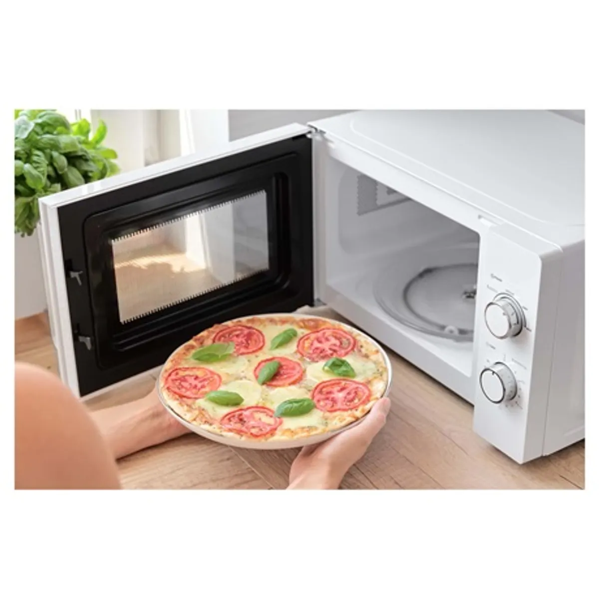 Sencor SMW 1918WH Mikrohullámú sütő 20 l 700 W 5 fokozat kiolvasztás időzítő 35 perc #7