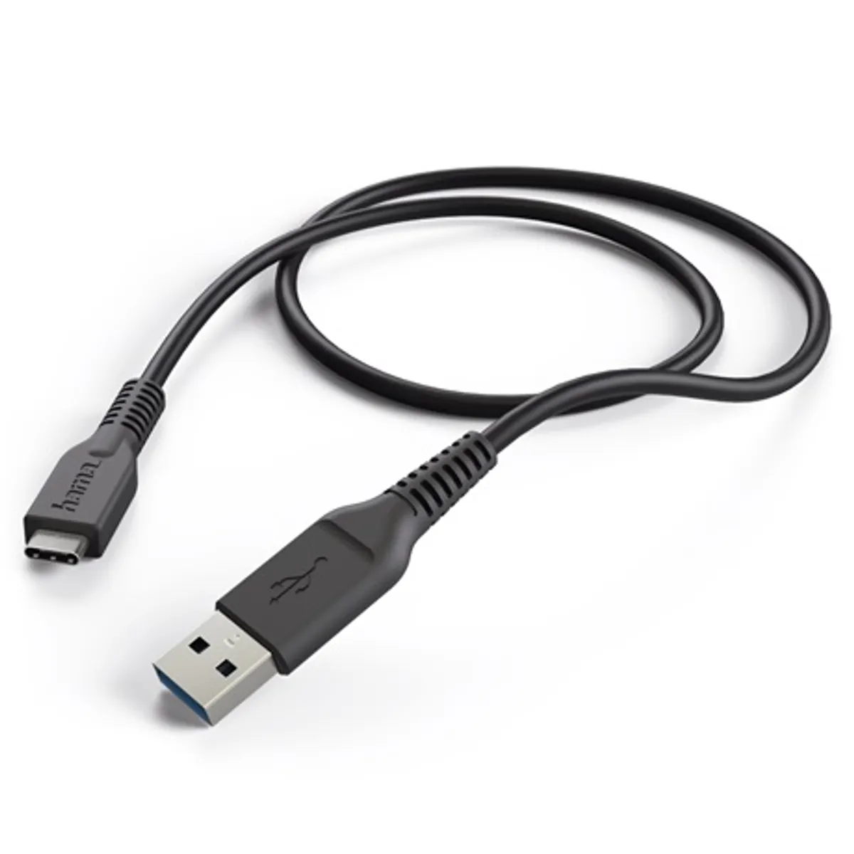 Hama 00201594 Kábel USB-C USB-A 3.1 Gen 1 5 Gbps 1 m fekete #1