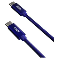 Yenkee YCU C102 BE Type-C töltő- és adatkábel 2,0 m USB-C 2.0, max 60 W, alumínium ház, nylon fonat, kék #3