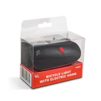 Wheel Zone 18582 kerékpár lámpa elektromos kürttel XPE LED 400 mAh microUSB IP55 szilikon pántos rögzítés #2